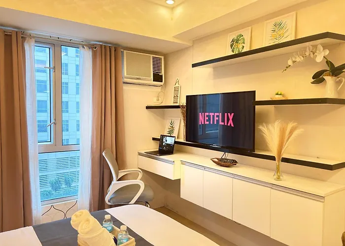 It Park, Studio, 100mbps Wifi, Netflix, Pool Apartment Cebu